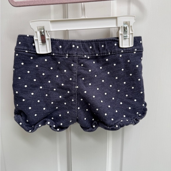 NWOT Simple Joys by Carter’s Navy Polka Dot Soft Ruffle Shorts - Picture 5 of 6